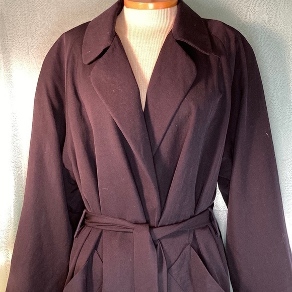 Dior Jackets & Blazers - Vintage 80’s deep navy blue Christian Dior trench coat Size medium shoulder pads